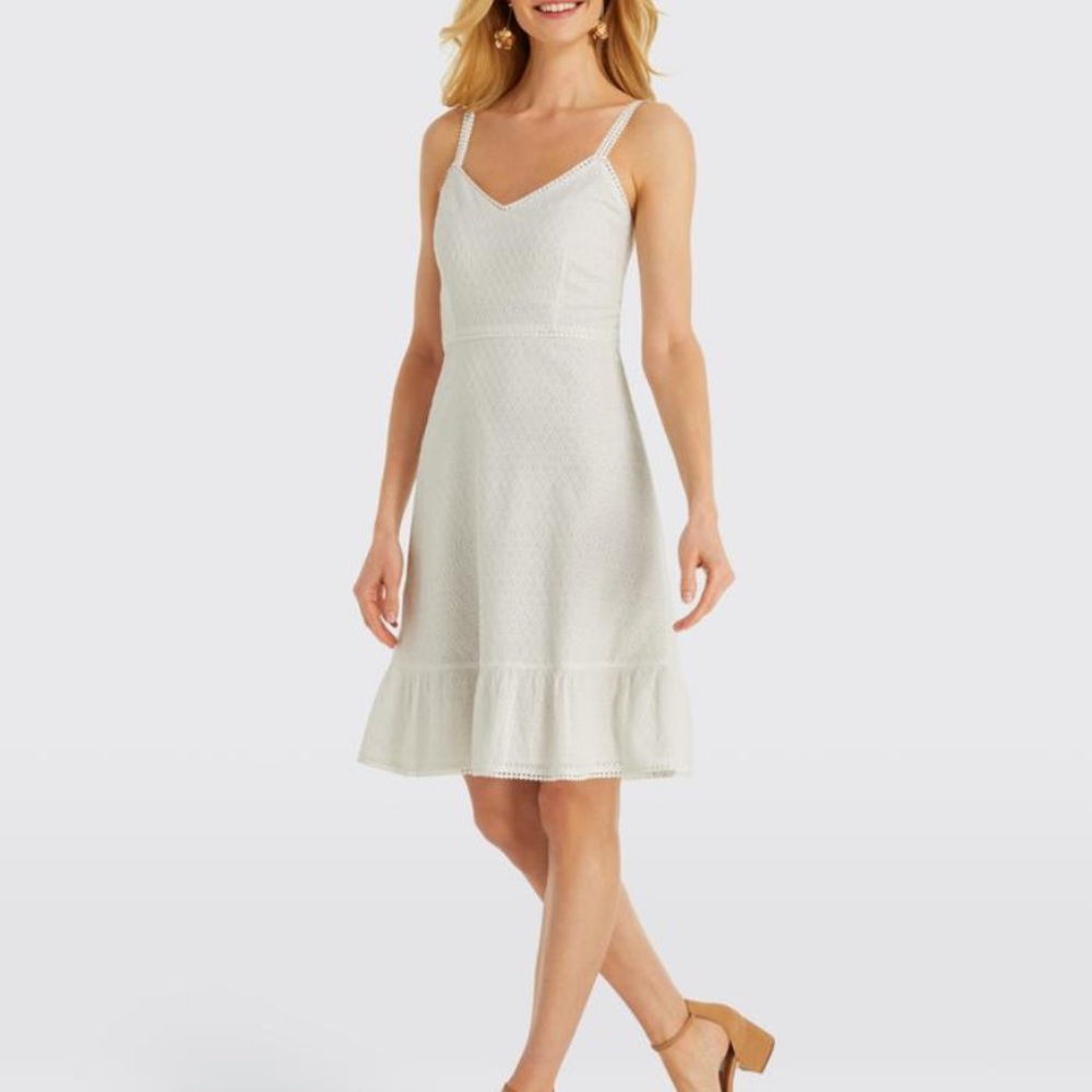 Draper James Collection Eyelet Flounce Dress